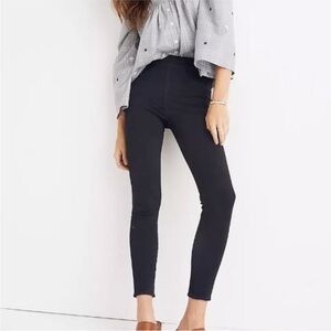 Madewell Pull On Jeans Black Frost 26